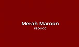 Warna Merah Maroon Glossy